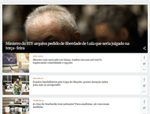 Tablet Screenshot of infomoney.com.br